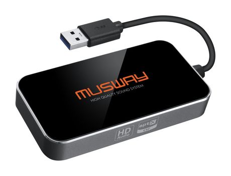 Musway BTA-HD  Bluetooth  (Schwarz) f&uuml;r 115,99 Euro