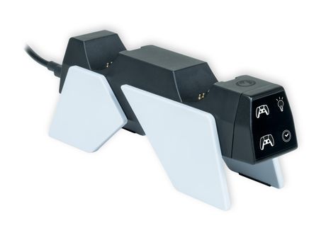 NACON Dual Charger V4 Ladestation PlayStation PS5 Kabelgebunden  (Schwarz, Weiß) f&uuml;r 19,99 Euro