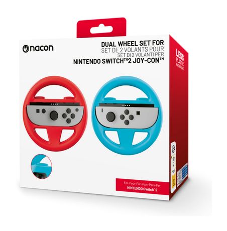 NACON Lenkräder für Joycon 2er Set Steuerrad für Nintendo Switch 2  (Rot) f&uuml;r 12,99 Euro
