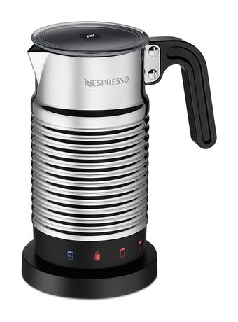 Nespresso Aeroccino4 Milchaufschäumer Automatischer Milchaufschäumer/-wärmer ca. 120 ml  (Schwarz, Metallisch) f&uuml;r 87,49 Euro