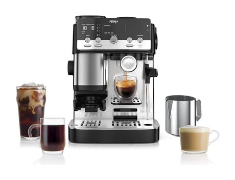 Ninja ES301EU Luxe Café Mini Siebträger Kaffeemaschine 1650 W  (Schwarz) f&uuml;r 449,00 Euro