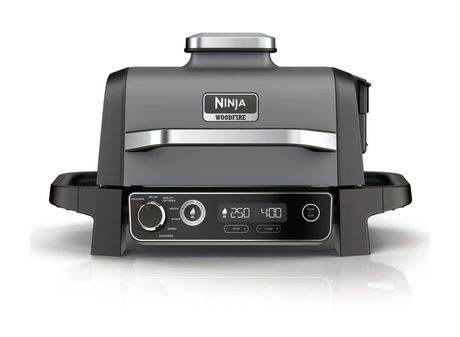Ninja OG701DE Woodfire Outdoor Elektrogrill inkl. Air Fryer & Smoker Funktionist 1 Zone(n) 2400 W für 299,00 Euro