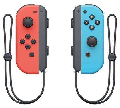 Joy Con 2er Set Analog / Digital Gamepad Nintendo Switch kabellos (Blau, Rot) 