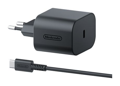 Nintendo Switch 2-Netzteil Ladegerät  (Schwarz) f&uuml;r 28,99 Euro
