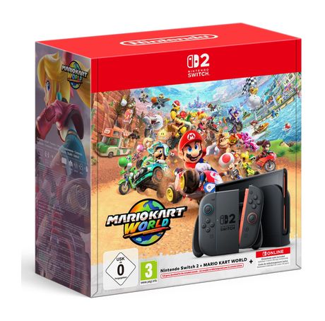 Nintendo Switch 2 & Mario Kart World   (Schwarz) f&uuml;r 554,99 Euro