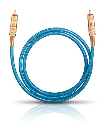 OEHLBACH NF113DI digitales Audio-Cinchkabel Stecker Cinch auf Cinch 1,5 m  (Blau) f&uuml;r 26,49 Euro