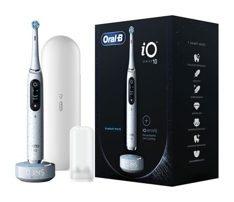 Oral-B iO Series 10 Rotierende-vibrierende Zahnbürste für Erwachsene  (Weiß) f&uuml;r 299,00 Euro