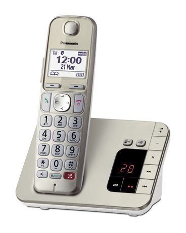 Panasonic KX-TGE260 DECT-Telefon  (Champagner) f&uuml;r 59,99 Euro