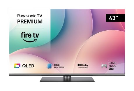 Panasonic TV-43W83AE9C QLED 109,2 cm (43 Zoll) Fernseher 4K Ultra HD VESA 100 x 100 mm f&uuml;r 629,00 Euro
