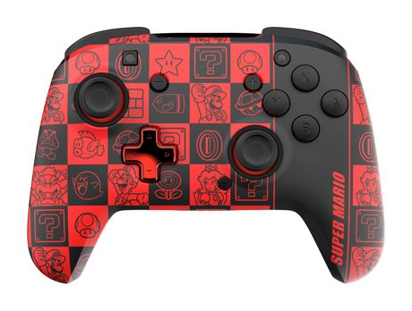 PDP Rematch Glow Super Mario Super Icons Analog / Digital Gamepad für Nintendo Switch, Nintendo Switch OLED  (Schwarz, Grün, Rot) f&uuml;r 39,99 Euro