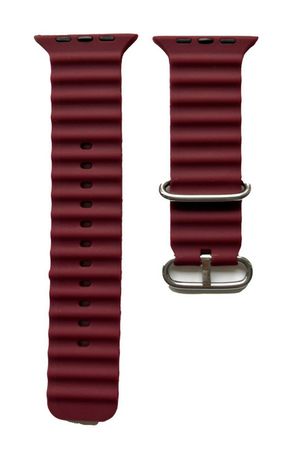 Peter Jäckel Sporty Armband Apple Watch Ultra 49mm/ Watch 45/44mm (Series 4 - 10)/ 42mm (Series 1 - 3)  (Bordeaux) f&uuml;r 14,99 Euro