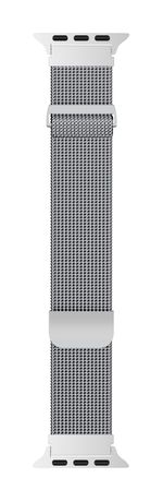 Peter Jäckel 23125 Gala Strap Armband Apple Watch 42 (1/ 2/ 3)/ 44/ 45/ 46/ 49mm  (Silber) f&uuml;r 29,49 Euro