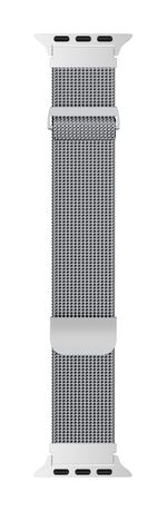 Peter Jäckel 23125 Gala Strap Armband Apple Watch 42 (1/ 2/ 3)/ 44/ 45/ 46/ 49mm  (Silber) f&uuml;r 29,49 Euro