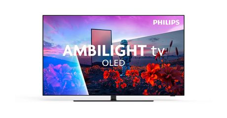 Philips 55OLED851/12 OLED 139,7 cm (55 Zoll) Fernseher 4K Ultra HD VESA 300 x 300 mm  (Metallisch) f&uuml;r 1.599,00 Euro