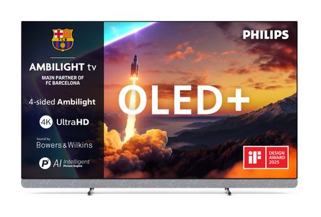 Philips 65OLED910/12 OLED 165,1 cm (65 Zoll) Fernseher 4K Ultra HD 2k24 Sound Engine VESA 300 x 300 mm  (Metallisch) f&uuml;r 1.899,00 Euro
