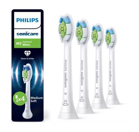 Optimal White HX6064/87 Bürstenköpfe (4er-Pack) 