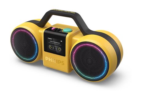 Philips TAMS60 The Roller 60 W Bluetooth Lautsprecher IP67 Laufzeit bis 24 h  (Gelb) f&uuml;r 178,99 Euro