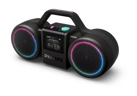 Philips TAMS60 The Roller 60 W Bluetooth Lautsprecher IP67 Laufzeit bis 24 h  (Schwarz) f&uuml;r 179,99 Euro