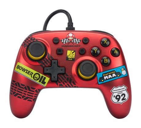 PowerA Nano Wired Controller Mario Kart: Racer Red Analog Gamepad für Nintendo Switch  (Rot) f&uuml;r 20,79 Euro