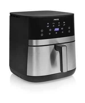 182474 DualHeat Airfryer Heißluftfritteuse 7 l 2300 W  (Schwarz, Edelstahl) 