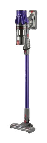 ProfiCare PC-BS3148A Handstaubsauger Beutellos bis 35 min Laufzeit 22,2 V HEPA  (Grau, Violett) f&uuml;r 139,99 Euro