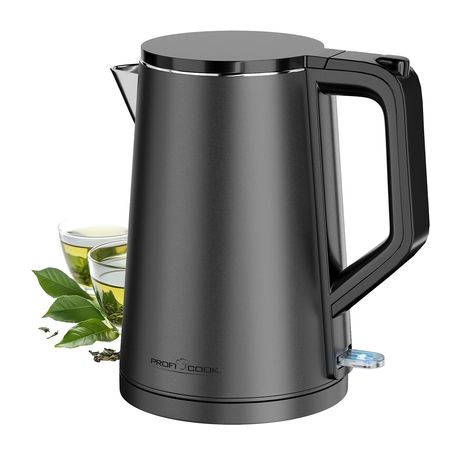 ProfiCook PC-WK1290 1,5 l Wasserkocher 2200 W  (Anthrazit) f&uuml;r 21,99 Euro