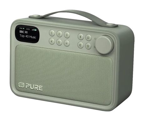 Pure Bloom Bluetooth DAB, FM Radio Tragbar IPX5  (Salbei) f&uuml;r 119,99 Euro