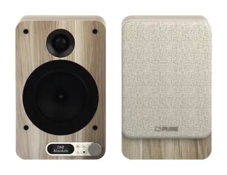 Pure Classic Active Heim-Audio-Mikrosystem DAB+, FM 80 W Bluetooth  (Weiß, Eiche) f&uuml;r 299,99 Euro