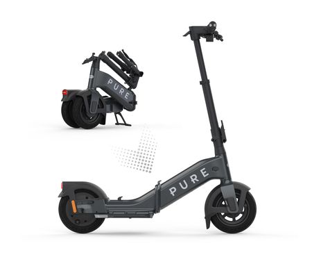 Pure Electric Advance Flex 924 W E-Scooter 9,5 Ah 52 km Reichweite 16,2 kg  (Platin) f&uuml;r 999,00 Euro