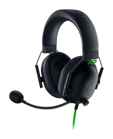 Razer Blackshark V2 X Over Ear Kopfhörer Kabelgebunden  (Schwarz, Grün) f&uuml;r 44,99 Euro