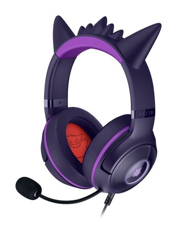 Razer Kraken Kitty V2 - Pokemon Gengar Ed. Over Ear Kopfhörer Kabelgebunden USB Typ-A  (Pink) f&uuml;r 138,99 Euro
