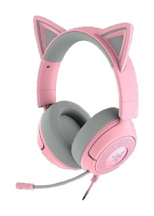 Razer Kraken Kitty V3 X Over Ear Kopfhörer kabelgebunden  (Pink) f&uuml;r 60,49 Euro