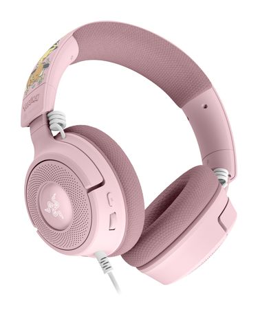 Razer Kraken V4X Pikachu & Eevee Edition Ohraufliegender Kopfhörer kabelgebunden USB Type-C / USB Type-A  (Pink) f&uuml;r 103,99 Euro