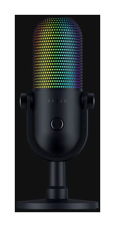 Razer Seiren V3 Chroma kabelgebunden PC-Mikrofon 96 kHz USB  (Schwarz) f&uuml;r 107,99 Euro