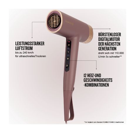 Remington EC8930 AirVive Haartrockner 1600 W  (Pink) f&uuml;r 109,99 Euro