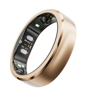 RingConn Gen 3 Smart Ring Größe 6 (Gold, Gebürsteter Stahl) f&uuml;r 389,00 Euro