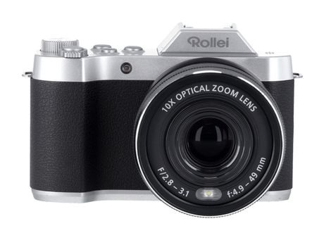 Rollei Powerflex 10x Retro  MILC 10x Opt. Zoom  (Schwarz) f&uuml;r 159,00 Euro