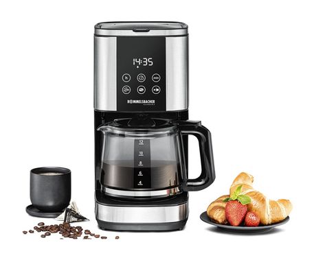 Rommelsbacher FKM1000 12 Tassen Filterkaffeemaschine 1,5 l  (Schwarz, Edelstahl) f&uuml;r 69,99 Euro