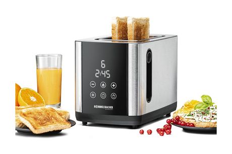 Rommelsbacher TO850 Toaster 850 W 2 Scheibe(n) 9 Stufen  (Schwarz, Edelstahl) f&uuml;r 49,99 Euro