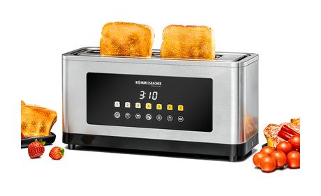 Rommelsbacher TOL1000 Toaster 2 Scheibe(n) 7 Stufen  (Edelstahl, Schwarz) f&uuml;r 99,99 Euro