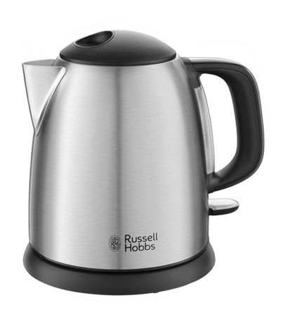 Russell Hobbs 24991-70 Colours Plus+ Mini 1,0 l Wasserkocher 2400 W  (Schwarz, Edelstahl) f&uuml;r 26,26 Euro