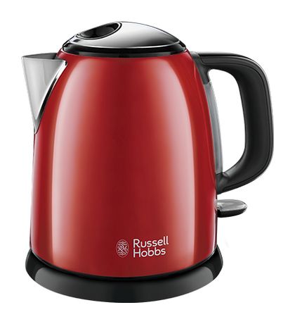 Russell Hobbs 24992-70 Colours Plus+ 1,0 l Wasserkocher 2400 W  (Schwarz, Rot) f&uuml;r 32,99 Euro