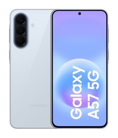 Samsung Galaxy A57 256 GB 5G Smartphone 17 cm (6.7 Zoll) Android 50 MP Dreifach Kamera Dual Sim WiFi 6E (Awesome Icyblue) f&uuml;r 469,00 Euro