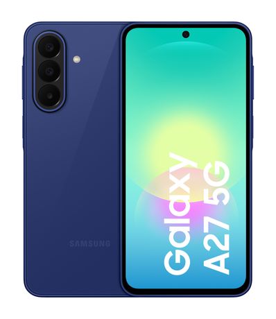 Samsung Galaxy A27 128 GB 5G Smartphone 17 cm (6.7 Zoll) Android 50 MP Dreifach Kamera Dual Sim WiFi 5  (Blau) f&uuml;r 278,00 Euro