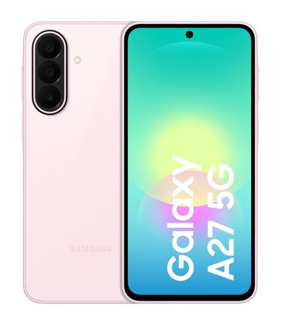 Samsung Galaxy A27 128 GB 5G Smartphone 17 cm (6.7 Zoll) Android 50 MP Dreifach Kamera Dual Sim WiFi 5  (Hellrosa) f&uuml;r 278,00 Euro