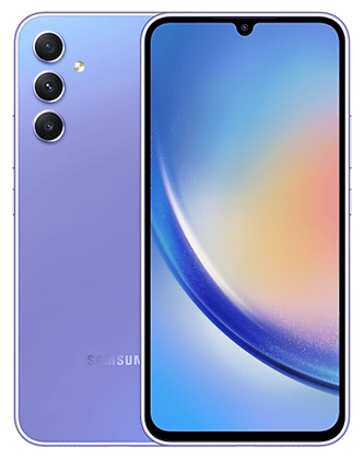 Samsung Galaxy A34 5G Smartphone 16,8 cm (6.6 Zoll) 128 GB Android 48 MP  Dreifach Kamera Dual Sim (Awesome Silver) von expert Technomarkt