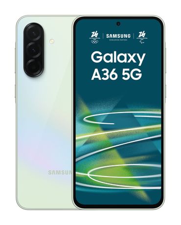 Samsung Galaxy A36 128 GB 5G Smartphone 17 cm (6.7 Zoll) Android 50 MP Dreifach Kamera Dual Sim WiFi 6 (Awesome Lime) f&uuml;r 300,00 Euro