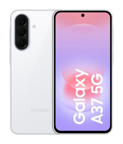 Samsung Galaxy A37 128 GB 5G Smartphone 17 cm (6.7 Zoll) Android 50 MP Dreifach Kamera Dual Sim WiFi 6 (Awesome White) f&uuml;r 305,00 Euro