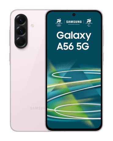 Samsung Galaxy A56 256 GB 5G Smartphone 17 cm (6.7 Zoll) Android 50 MP Dreifach Kamera Dual Sim WiFi 6 (Awesome Pink) f&uuml;r 491,00 Euro