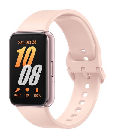 Samsung Galaxy Fit3 Digital 40 mm Smartwatch Rechteckig IP68 312 h  (Rosa-Goldfarben) f&uuml;r 39,99 Euro